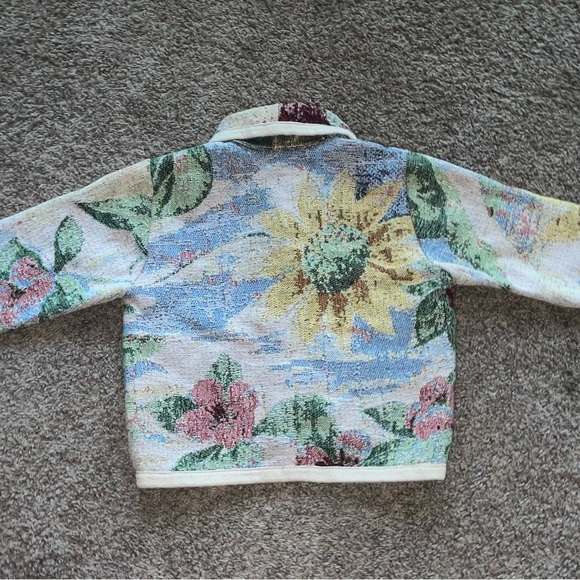 Unge-Potch-Ket 90’s Vintage Floral Cardigan - Picture 2 of 3